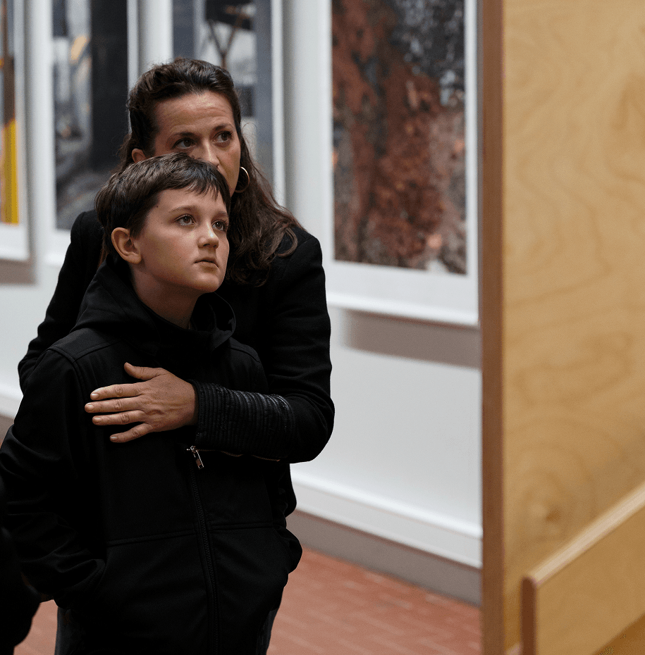 Visiteurs exposition